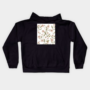 Watercolor flower #1 Kids Hoodie